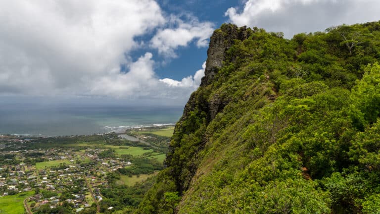 Sleeping Giant Chin Lookout, Nounou Mountain, Kauai